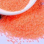 MIYUKI Delica Beads, Cylinder, Japanese Seed Beads, 11/0, (DB2033) Luminous Creamsicle, 1.3x1.6mm, Hole: 0.8mm, about 100000pcs/500g(SEED-MY11-DB2033)