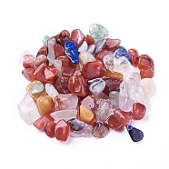 Natural Mixed Gemstone Beads, Undrilled/No Hole, Chips, 4~19x3~10x1~6mm, about 100g/bag(G-I221-36)
