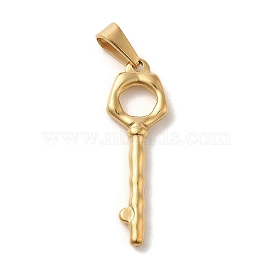 Golden Key 304 Stainless Steel Pendants