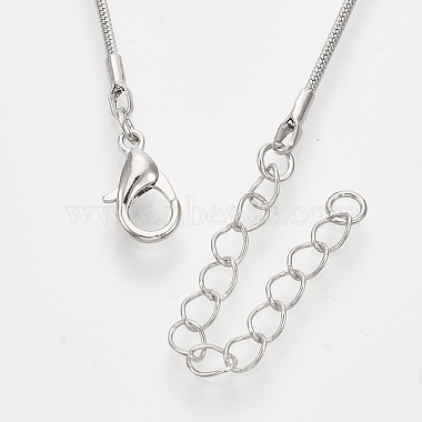 Laiton chaîne serpent création de collier(MAK-T006-11A-P)-2
