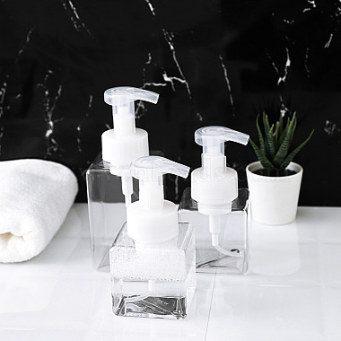 Distributeurs de savon moussant en plastique PETG rechargeables de 250 ml(TOOL-WH0080-43)-5