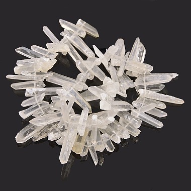 Natural Rough Quartz Crystal Bead Strands(G-I111-02)-2