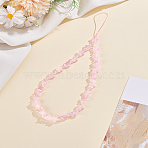 Plastic Star Mobile Straps, Mobile Accessories Decoration, Pink, 255mm(AJEW-LP0001-51B)