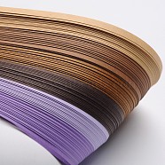 6 Colors Quilling Paper Strips, Gradual Purple, 530x5mm, about 120strips/bag, 20strips/color(X-DIY-J001-5mm-A06)