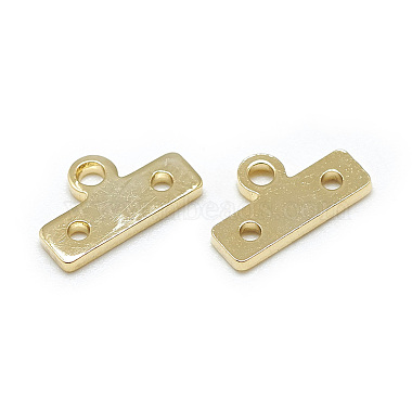 Real 18K Gold Plated Rectangle Brass Links