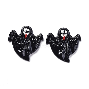 Black Ghost Resin Cabochons