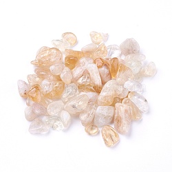 Natural Citrine Beads, Undrilled/No Hole, Chips, 6~19x5~10x3~6mm, about 100g/bag(G-I221-35)