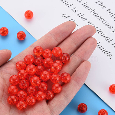 Transparent Crackle Acrylic Beads(MACR-S373-66C-N08)-4