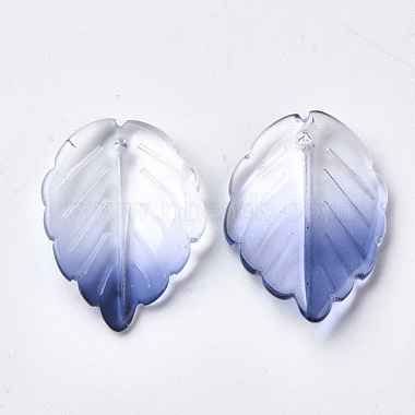 Two Tone Transparent Spray Painted Glass Pendants(GLAA-S054-006D-01)-2