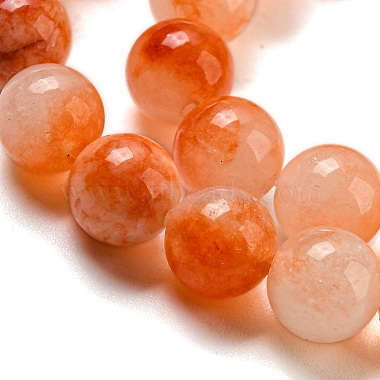 Brins de perles de jade jaune teint naturel(G-Q160-A01-01G)-4