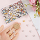 SOFPLATE 300pcs 10 Colors Brass Rhinestone Spacer Beads(RB-SP001-07A)-3