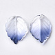 Two Tone Transparent Spray Painted Glass Pendants(GLAA-S054-006D-01)-2