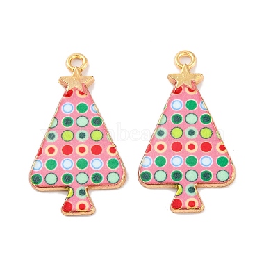 Christmas Theme Rack Plating Alloy Pendants(FIND-M020-02E-G)-1