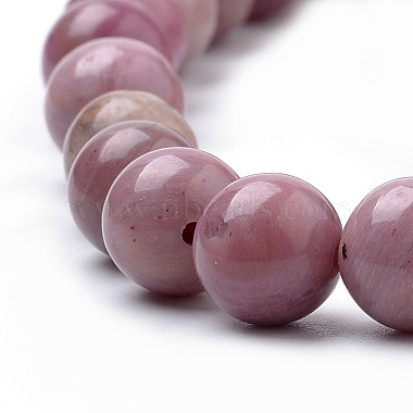 Natural Rhodonite Beads Strands(X-G-S259-08-6mm)-3