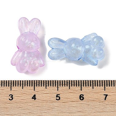 Luminous Transparent Acrylic Beads(LACR-U001-04)-5