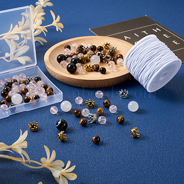 DIY Gemstone Bracelet Making Kit(DIY-CF0001-23)-5