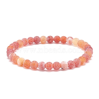 Coral Natural Agate Bracelets