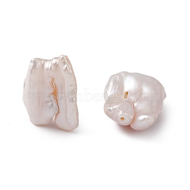 Perles de perles de keshi naturelles baroques(PEAR-N020-P30)-4