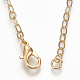 Brass Cable Chain Necklace Making(X-MAK-T006-05KC)-3