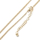 Brass Curb Chain Necklaces(X-NJEW-K123-09G)-1