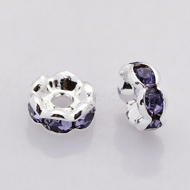 Brass Rhinestone Spacer Beads(RB-A014-L6mm-18S-NF)-2