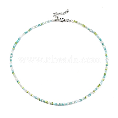 Yellow Green Glass Necklaces