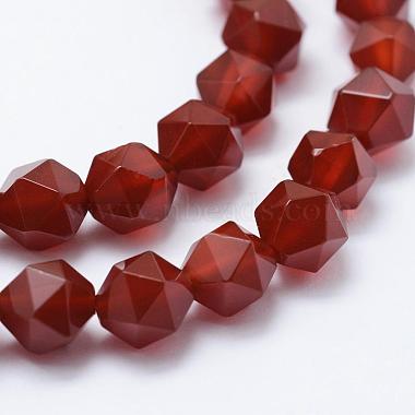 Natural Carnelian Beads Strands(G-F523-01-8mm)-3