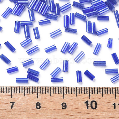 Transparent Colours Luster Glass Bugle Beads(SEED-N005-001-A02)-4
