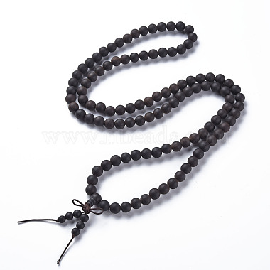 男性女性のための4ループラップスタイルの祈りの瞑想ヨガブレスレット(BJEW-N010-019)-4