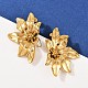 304 de acero inoxidable aretes(EJEW-Z130-01G)-1