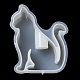 素敵な猫の形の燭台シリコンモールド(SIMO-C010-01D)-4