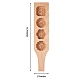 Flat Round & Square & Flower Wooden Press Mooncake Molds(BAKE-SZ0001-03)-6
