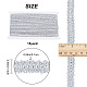 Filigree Corrugated Lace Ribbon(OCOR-WH0079-67C)-2