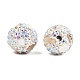 handgemachten Fimo-Perlen Strass(CLAY-H009-03C)-2