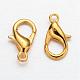 Zinc Alloy Jewelry Findings Golden Lobster Claw Clasps(X-E102-G)-3
