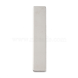 Rectangle Magnets, Office Magnets, Whiteboard Magnets, Sturdy Magnets, Platinum, 48x9x1.5mm(AJEW-M037-01E)