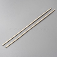 Round Bamboo Sticks, Dowel Rods, for Children Toy Building Model Material Supplies, Cornsilk, 41.5x0.6cm(WOOD-WH20006-01)