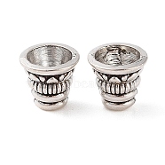 Tibetan Style Alloy Bead Cone, Cadmium Free & Lead Free, Turriform , Antique Silver, 8x7.5mm, Hole: 2.9mm, about 1785pcs/1000g(FIND-C060-031B-AS)