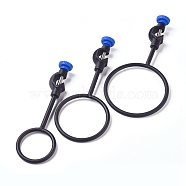 Iron Lab Stand Support Retort Ring Sets, for Chemistry or Physics Lab Work, Black, 178x60x22mm, 192x84x22mm, 200x102x22mm, 3pcs/set(AJEW-WH0105-68)