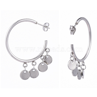 304 Stainless Steel Dangle Stud Earrings(X-EJEW-JE04173-05)-3