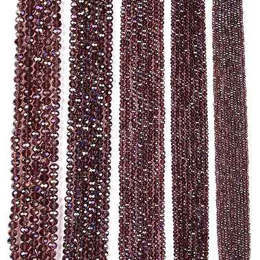 Electroplate Glass Beads Strands(EGLA-A044-T8mm-B13)-2