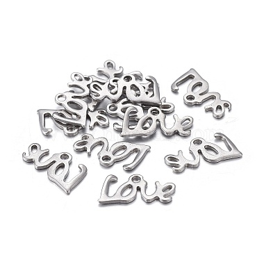 Stainless Steel Color Word 201 Stainless Steel Charms