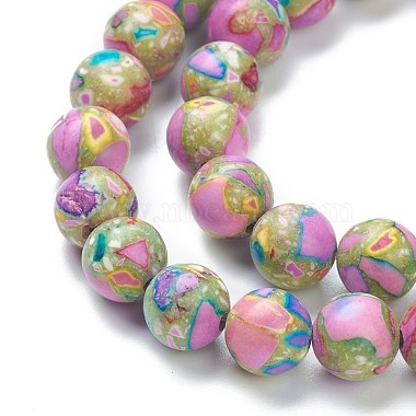 Assembled Natural & Dyed Magnesite Beads(G-L575-02D)-2