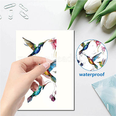 16 Sheets 8 Styles PVC Waterproof Wall Stickers(DIY-WH0345-024)-3