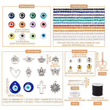 DIY Evil Eye Bracelet Making Kit(DIY-TA0004-43)-3