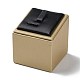 Wood Coverd with PU Leather Ring Display Pedestals(ODIS-C010-02)-2