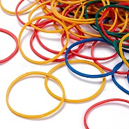 Office Elastic Rubber Ring, Rubber Bands, Mixed Color, 38cm(TOOL-WH0015-09-380mm)