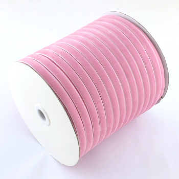 1/8 inch Single Face Velvet Ribbon, Pearl Pink, 1/8 inch(3.2mm), about 200yards/roll(182.88m/roll)