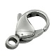 316 Stainless Steel Lobster Claw Clasps(X-316-FL12A)-1
