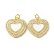 Valentine"s Day Brass Micro Pave Clear Cubic Zirconia Pendants(KK-B083-41I-G)-1